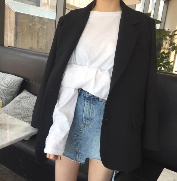 new autumn spring women's blazer elegant fashion lady blazers coat suits female jacket suit, White;black
new autumn spring women's blazer elegant fashion lady blazers coat suits female jacket suit, White;black