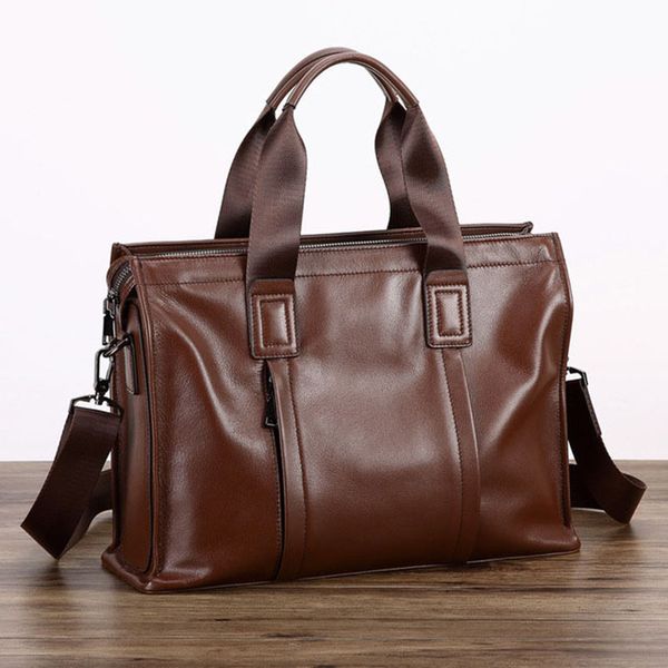 briefcases retro genuine leather men's handbag men briefcase computer bags male shoulder messenger bag travel high quality
briefcases retro genuine leather men's handbag men briefcase computer bags male shoulder messenger bag travel high quality