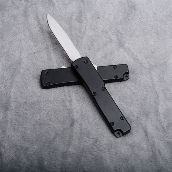 Mini Double Action Knife 440 Single Fine Blade Black Alloy Handle Utility Keychain Gift Knives Outdoor Camping gear tool P707M Q
Mini Double Action Knife 440 Single Fine Blade Black Alloy Handle Utility Keychain Gift Knives Outdoor Camping gear tool P707M Q