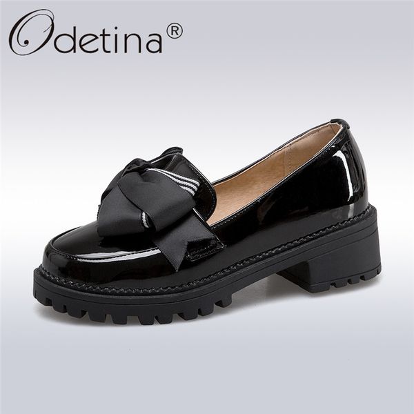 odetina 2020 new fashion women patent leather pumps bowknot slip on platform sweet shoes square high heels pump shoe big size 43, Black
odetina 2020 new fashion women patent leather pumps bowknot slip on platform sweet shoes square high heels pump shoe big size 43, Black