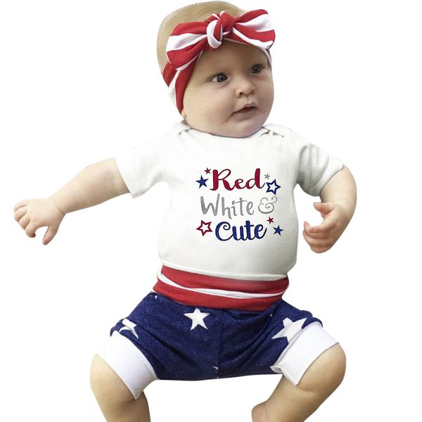2019 new arrivals toddler kids baby girl boy 4th of july stars romper stripe shorts outfit set gh, White
2019 new arrivals toddler kids baby girl boy 4th of july stars romper stripe shorts outfit set gh, White