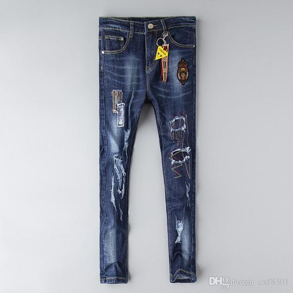 ff designer jeans mens distressed ripped skinny trousers luxury clothes slim motorcycle moto biker hip hop denim man embroidery eye pants, Blue
ff designer jeans mens distressed ripped skinny trousers luxury clothes slim motorcycle moto biker hip hop denim man embroidery eye pants, Blue