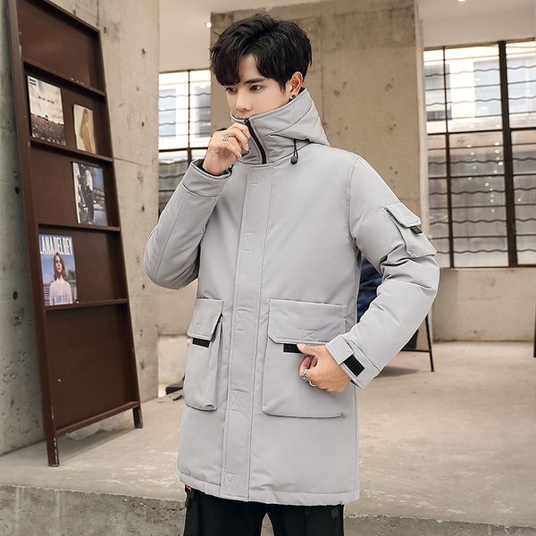 2019 зимняя повседневная куртка с капюшоном мужская большой размер инструментальное вниз куртка мужская мода сыпучие вниз, Black
2019 зимняя повседневная куртка с капюшоном мужская большой размер инструментальное вниз куртка мужская мода сыпучие вниз, Black