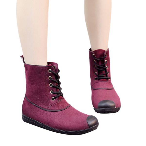 sagace 2019 women's spring summer boots fashion leisure low-heeled round toe shoes waterproof middle tube casual rain boots, Black
sagace 2019 women's spring summer boots fashion leisure low-heeled round toe shoes waterproof middle tube casual rain boots, Black