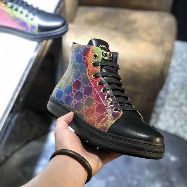 2020 d1 новая мода trend high top повседневный мужчин обувь, высокое качество удобный люкс мужчины обувь оригинальная упаковка box zapatos h, Black
2020 d1 новая мода trend high top повседневный мужчин обувь, высокое качество удобный люкс мужчины обувь оригинальная упаковка box zapatos h, Black