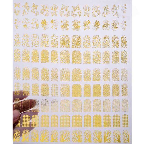 nail art sticker 3d metal hollow golden flower leaf lace diy manicure nails art gift bv789, Black
nail art sticker 3d metal hollow golden flower leaf lace diy manicure nails art gift bv789, Black
