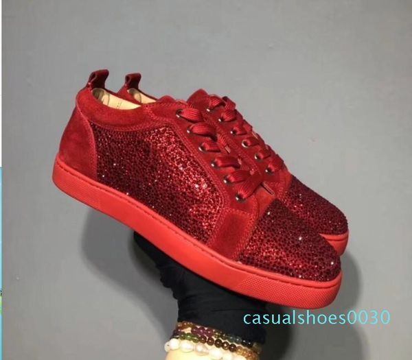 designer sneakers red bottom spikes flat velours suede sneakers iron grey men trainers 100% real leather party c30, Black
designer sneakers red bottom spikes flat velours suede sneakers iron grey men trainers 100% real leather party c30, Black
