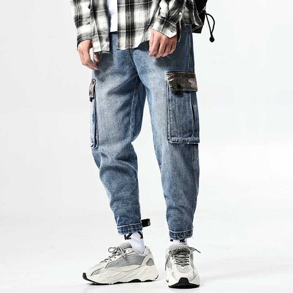 new fashion men cargo jeans loose baggy washed denim pants patchwork joggers trousers blue plus size streetwear man clothing
new fashion men cargo jeans loose baggy washed denim pants patchwork joggers trousers blue plus size streetwear man clothing