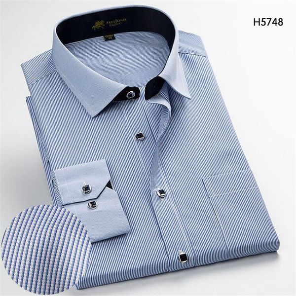 men's long-sleeve shirts slim blue business casual stripe shirt work men business weddind shirts plaid work office dress, White;black
men's long-sleeve shirts slim blue business casual stripe shirt work men business weddind shirts plaid work office dress, White;black