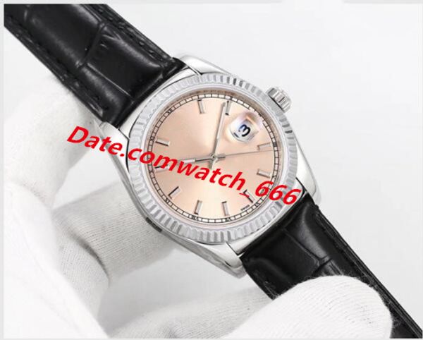 5 style 1118135 118138 118139 316l eta 2836 movement fluted 18k white gold bezel 36mm leather strap automatic mens watches, Slivery;brown
5 style 1118135 118138 118139 316l eta 2836 movement fluted 18k white gold bezel 36mm leather strap automatic mens watches, Slivery;brown