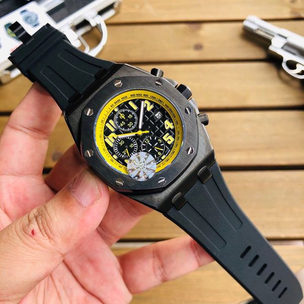 super 130 montre de luxe sapphire crystal movement watches 42mm13mm 316 steel case with imported rubber watchband, Slivery;brown
super 130 montre de luxe sapphire crystal movement watches 42mm13mm 316 steel case with imported rubber watchband, Slivery;brown