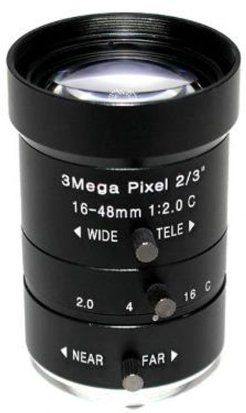 hd 3.0megapixel manual f2.0 iris 16-48mm varifocal ir cctv lens c m for bank supermarket road monitoring
hd 3.0megapixel manual f2.0 iris 16-48mm varifocal ir cctv lens c m for bank supermarket road monitoring
