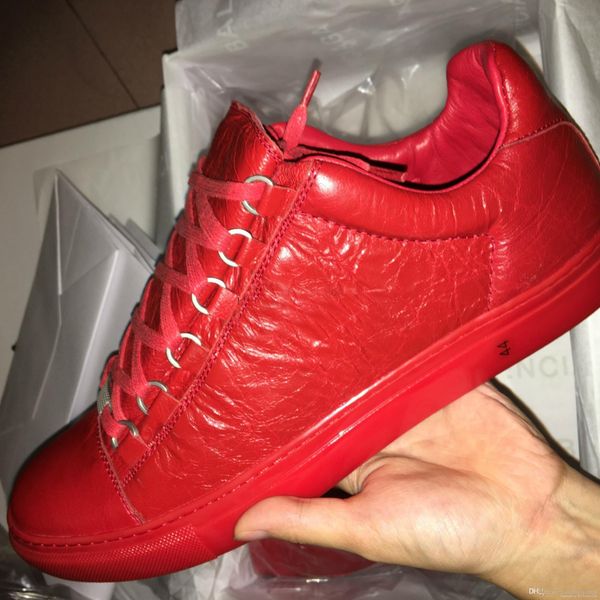 fashion new 2017 arena fold sheepskin red genuine leather sneakers low shoes men shoes couple casual shoes, Black
fashion new 2017 arena fold sheepskin red genuine leather sneakers low shoes men shoes couple casual shoes, Black