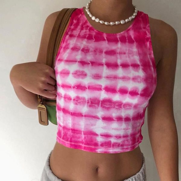 jaycosin tie-dyed tank crop women summer casual short vest slim o-neck plaid printed strappy vest tank crop, White
jaycosin tie-dyed tank crop women summer casual short vest slim o-neck plaid printed strappy vest tank crop, White