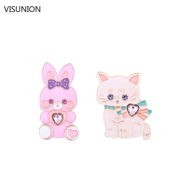 cute cartoon cat heart crystal enamel pins brooches lovely kitty pink animal badges lapel brooches jeans backpack jewelry, Gray
cute cartoon cat heart crystal enamel pins brooches lovely kitty pink animal badges lapel brooches jeans backpack jewelry, Gray