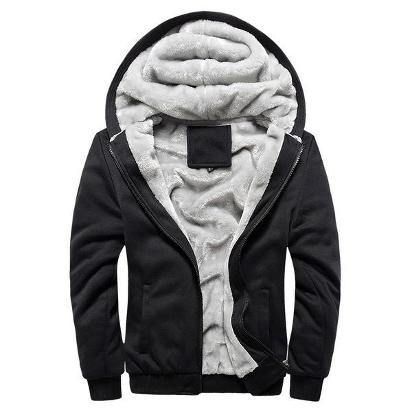 sweatshirt with hoody autumn winter fleece thicken hoodies for men plus size sportswear casual baseball jacket male, Black
sweatshirt with hoody autumn winter fleece thicken hoodies for men plus size sportswear casual baseball jacket male, Black