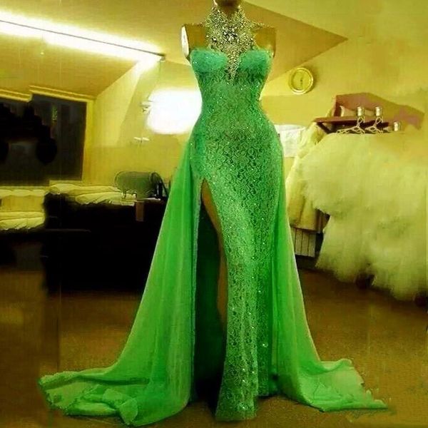 major beading lace prom dresses green high side split mermaid evening gowns sequins beads handmade cocktail party dress vestidos, Black;red
major beading lace prom dresses green high side split mermaid evening gowns sequins beads handmade cocktail party dress vestidos, Black;red