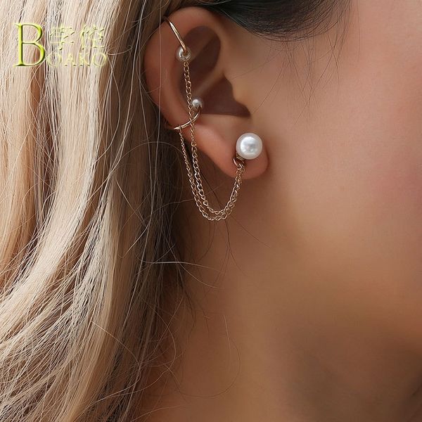 boako bohemia ear cuff for women long tassel earings pearl zircon moon stone earring set girl ear bone chain clip arete femme b5, Silver
boako bohemia ear cuff for women long tassel earings pearl zircon moon stone earring set girl ear bone chain clip arete femme b5, Silver