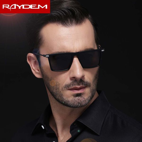 2018 raydem new men polarized sunglasses square matte black pc frame feminina driver sunglass fashion eyeglasses, White;black
2018 raydem new men polarized sunglasses square matte black pc frame feminina driver sunglass fashion eyeglasses, White;black
