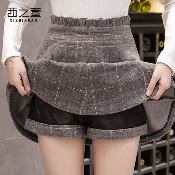 half-length skirt women's autumn and winter 2019 new autumn 100 pleats winter skirt a short skirt thickening, Black;gray
half-length skirt women's autumn and winter 2019 new autumn 100 pleats winter skirt a short skirt thickening, Black;gray