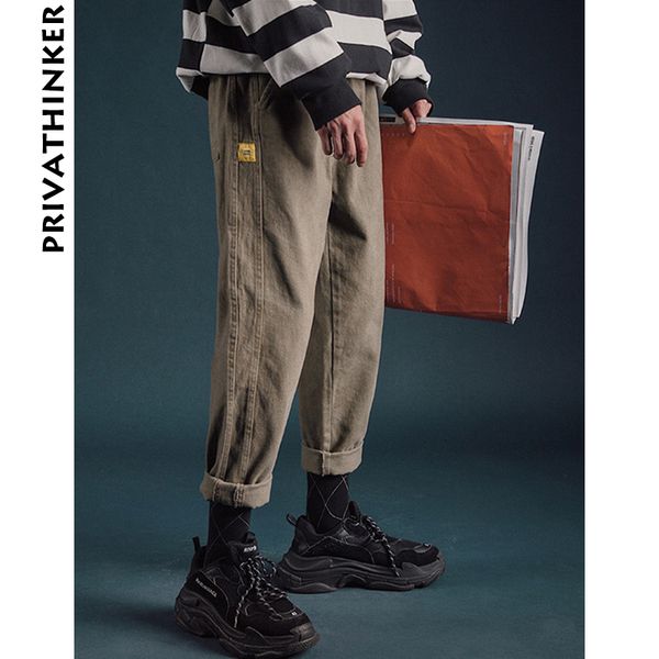 men vintage joggers pants 2018 mens streetwear cargo pants male hiphop harem japan autumn trousers overalls, Black
men vintage joggers pants 2018 mens streetwear cargo pants male hiphop harem japan autumn trousers overalls, Black