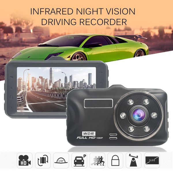 3 inch hd display infrared night vision driving recorder car recorder 170 degree wide angle motion detection parking monitoring
3 inch hd display infrared night vision driving recorder car recorder 170 degree wide angle motion detection parking monitoring