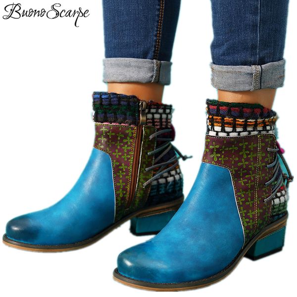 buonoscarpe women patchwork ethnic ankle boots genuine leather tassels western boots sewing chunky heel cowboy female booties, Black
buonoscarpe women patchwork ethnic ankle boots genuine leather tassels western boots sewing chunky heel cowboy female booties, Black