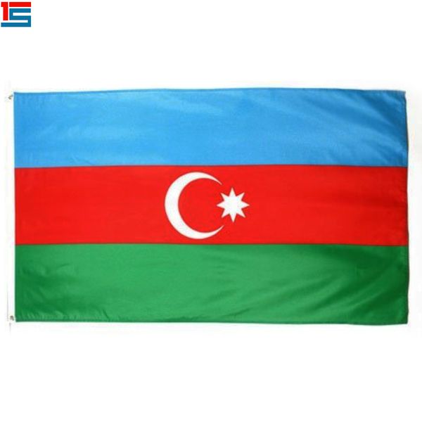 digital printing azerbaijan flag 90 x 150 cm polyester national country flag banner with two grommets
digital printing azerbaijan flag 90 x 150 cm polyester national country flag banner with two grommets
