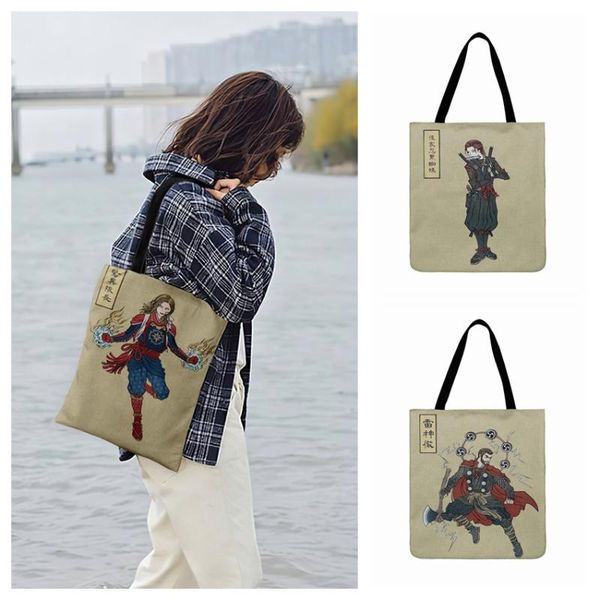 women casual tote japanese classical art painting superhero print tote bag ladies shoulder bag shipping outdoor beach bags
women casual tote japanese classical art painting superhero print tote bag ladies shoulder bag shipping outdoor beach bags