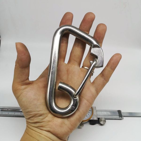 4шт 120мм silver 304 из нержавеющей стали карабин spring кемпинг climbing m12 карабином
4шт 120мм silver 304 из нержавеющей стали карабин spring кемпинг climbing m12 карабином