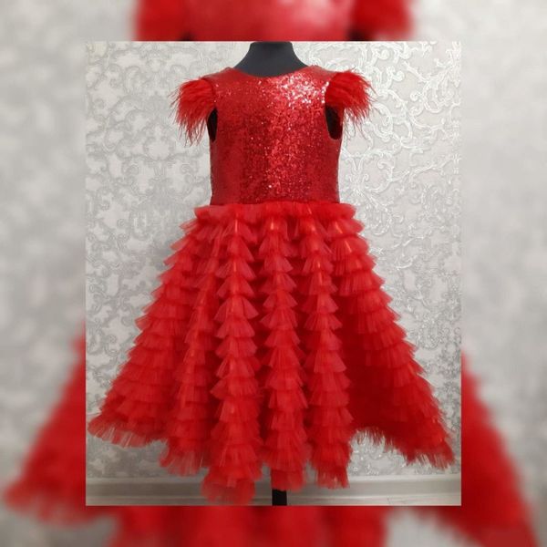 adorable flower girls dresses red tiered party toddler pageant baby birthday gowns kids first communion dress, White;blue
adorable flower girls dresses red tiered party toddler pageant baby birthday gowns kids first communion dress, White;blue