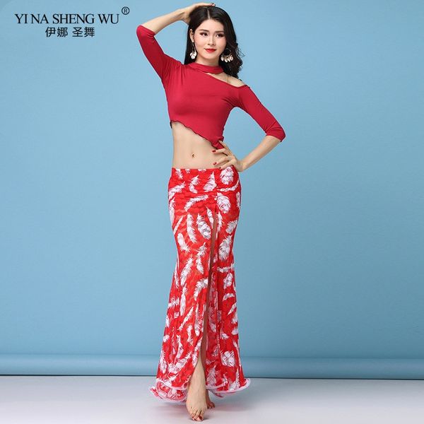 women belly dance suit dance practice wear 2 piece set long skirt+competition set belly wear 2 style top, Black;red
women belly dance suit dance practice wear 2 piece set long skirt+competition set belly wear 2 style top, Black;red