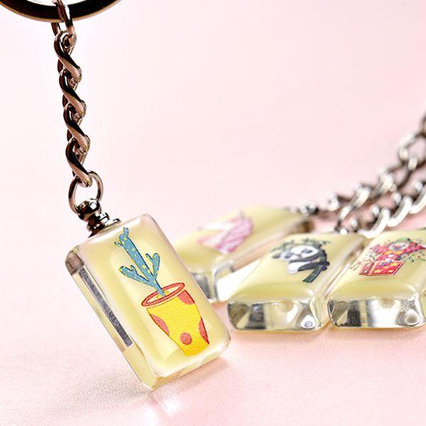 cactus animal unicorn glow in the dark bottle keychain custom pattern souvenir gift, Silver
cactus animal unicorn glow in the dark bottle keychain custom pattern souvenir gift, Silver