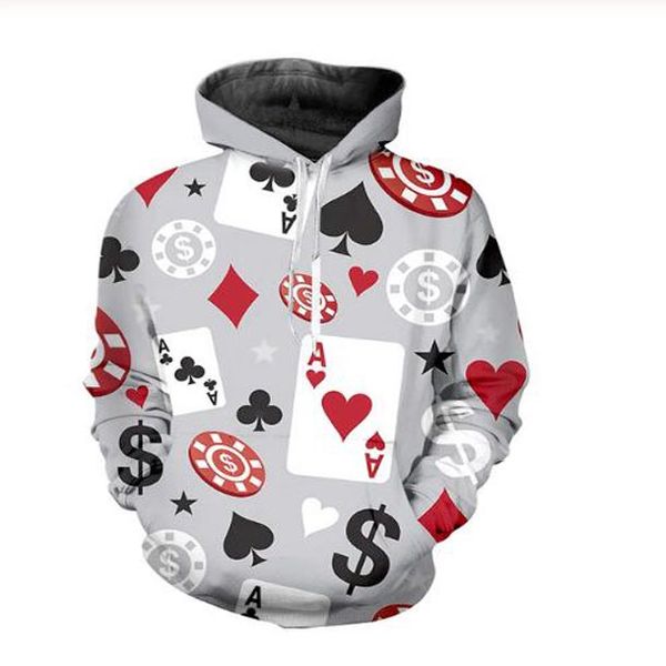 new fashion women men poker casual 3d printed crewneck sweatshirts hoodies sportwear coat wr280, Black
new fashion women men poker casual 3d printed crewneck sweatshirts hoodies sportwear coat wr280, Black