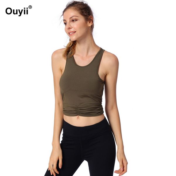 sports vest bra fitness running sports underwear halter strap chest pad yoga bra 2019 new fashion underwear, White;black
sports vest bra fitness running sports underwear halter strap chest pad yoga bra 2019 new fashion underwear, White;black
