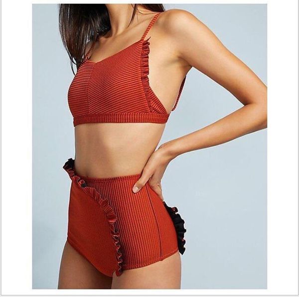 irregular lotus leaf edge high waist bikini for new pure lady's split swimming suit
irregular lotus leaf edge high waist bikini for new pure lady's split swimming suit
