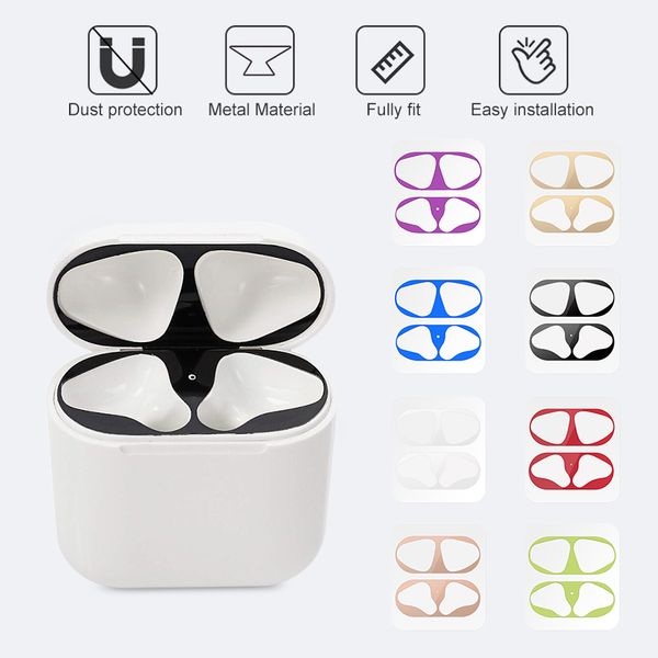 metal dust guard sticker for airpods 1 2 skin protective sticker for apple airpods 1 earphone charging box case cover shell
metal dust guard sticker for airpods 1 2 skin protective sticker for apple airpods 1 earphone charging box case cover shell