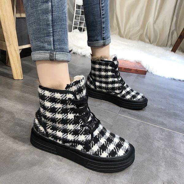 shoes boots women new 2019 booties ladies flat heel lace up plush luxury designer winter footwear round toe lolita med fur, Black
shoes boots women new 2019 booties ladies flat heel lace up plush luxury designer winter footwear round toe lolita med fur, Black