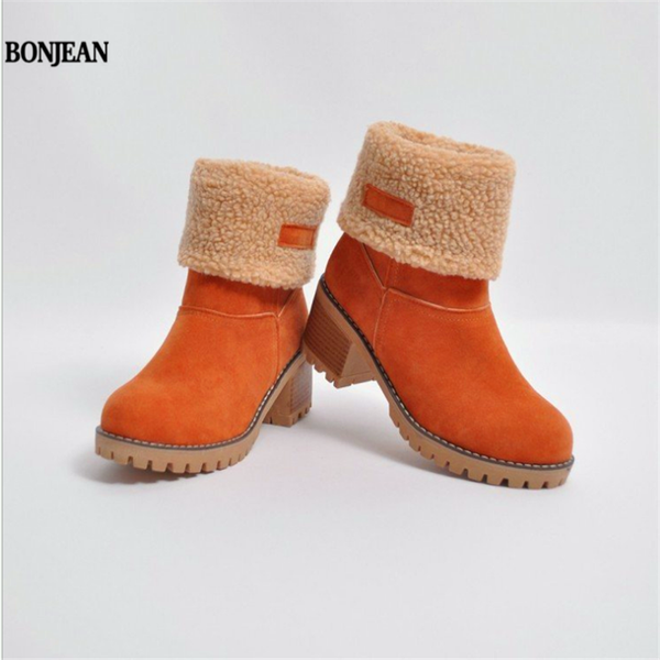 bonjean plus size winter new boots foreign trade in the tube two wear european and american warm snow boots women, Black
bonjean plus size winter new boots foreign trade in the tube two wear european and american warm snow boots women, Black