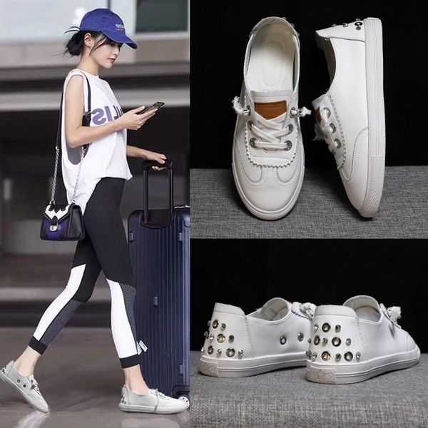 fashion white shoes female 2019 spring new flat bottom wild rhinestone casual single shoes one pedal lazy, Black
fashion white shoes female 2019 spring new flat bottom wild rhinestone casual single shoes one pedal lazy, Black