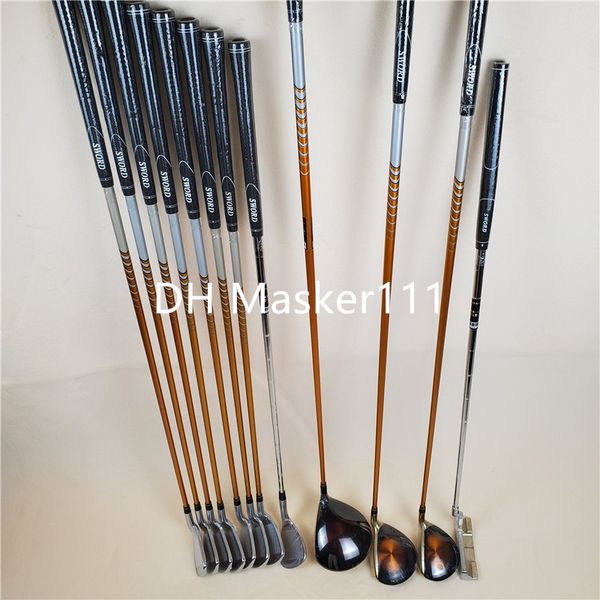 Новый Golf Левая рука Клубы KATANA Меч Set Driver 3/5 фарватерах Вуд Железный клинья клюшки Графит вал гольфа Бесплатная доставка
Новый Golf Левая рука Клубы KATANA Меч Set Driver 3/5 фарватерах Вуд Железный клинья клюшки Графит вал гольфа Бесплатная доставка