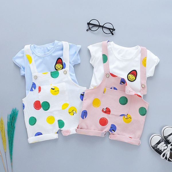 summer children cotton baby boy girl clothes t shirts printed bib shorts 2pcs/sets infant leisure kid fashion toddler tracksuits, White
summer children cotton baby boy girl clothes t shirts printed bib shorts 2pcs/sets infant leisure kid fashion toddler tracksuits, White
