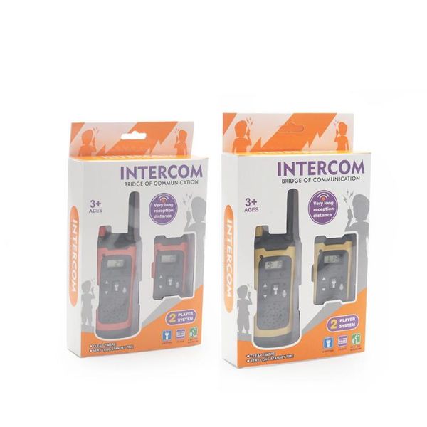 2pcs children walkie talkies with led light long distance handheld wireless call electronic 2 way radio kids educational toys
2pcs children walkie talkies with led light long distance handheld wireless call electronic 2 way radio kids educational toys