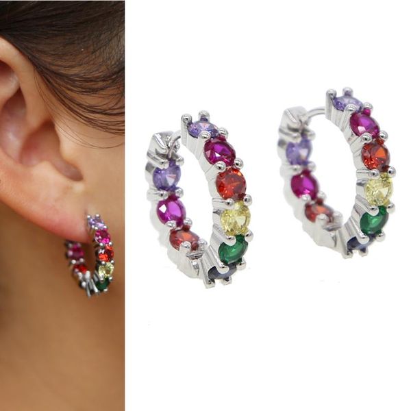 gold filled 2020 delicate trendy women jewelry winter colorful rainbow design micro pave cz round hoops charming earring jewelry, Golden
gold filled 2020 delicate trendy women jewelry winter colorful rainbow design micro pave cz round hoops charming earring jewelry, Golden
