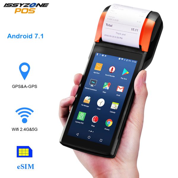 Sunmi V2 Android КПК Термопринтер Динамик 4G Wi-Fi Камера Сканер 1D / 2D Sim-карты Мобильный Плат