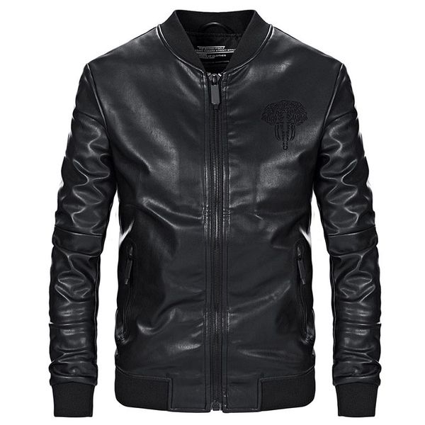 jackets men slim fit casual outwear jacket spring autumn coat pu leather men jacket windbreaker streetwear clothes nice new, Black
jackets men slim fit casual outwear jacket spring autumn coat pu leather men jacket windbreaker streetwear clothes nice new, Black