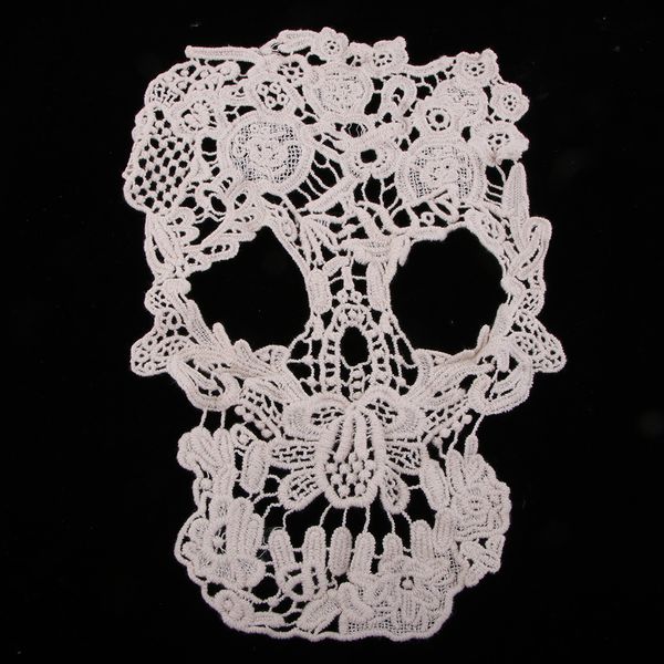 embroidery cotton skull applique dress diy embroidered lace motif patch embroidery appliqué for clothes, Black
embroidery cotton skull applique dress diy embroidered lace motif patch embroidery appliqué for clothes, Black