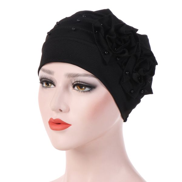 fashion pearls beaded flower turban women bonnet hair loss cap muslim hijab headwear hair accessories, Red
fashion pearls beaded flower turban women bonnet hair loss cap muslim hijab headwear hair accessories, Red
