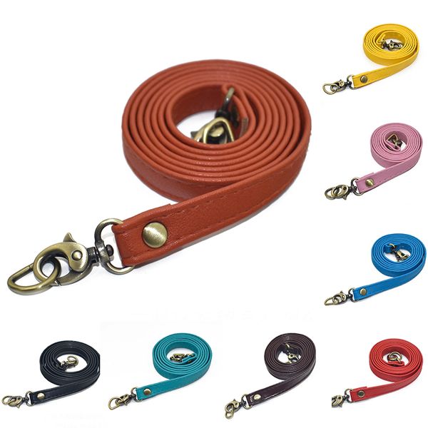 new fashion vintage female light gold bag belt 120 cm shoulder bag strap unadjustable leather accessoires, Black
new fashion vintage female light gold bag belt 120 cm shoulder bag strap unadjustable leather accessoires, Black