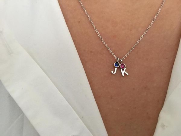 fyn5978 fy jewelry personalized jewelry fashion copper initial family necklace birthstone initial necklace, Silver
fyn5978 fy jewelry personalized jewelry fashion copper initial family necklace birthstone initial necklace, Silver